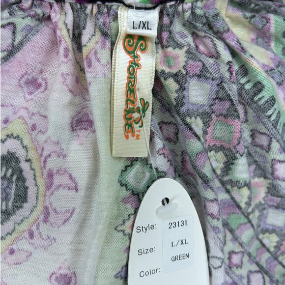 Shoreline Women’s Braided Cord Halter Swing Midi Dress Coverup, size L/XL - Picture 8 of 12